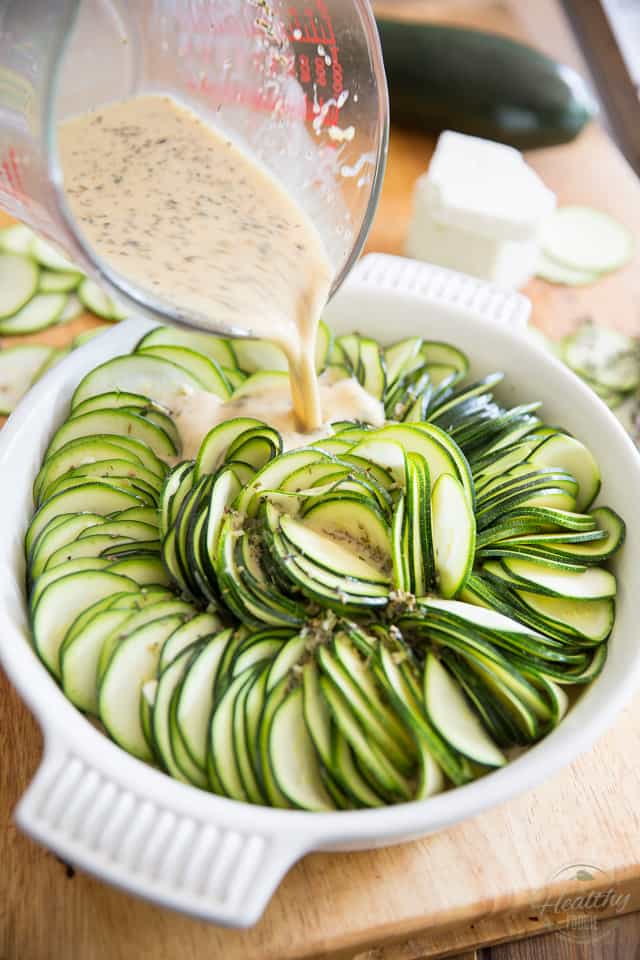 Cheesy Zucchini Casserole by Sonia! The Healthy Foodie | Recipe on thehealthyfoodie.com