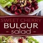 This refreshing Sweet Cherry Bulgur Salad is a delightful way to make make use of sweet cherries that's totally unique and delicious