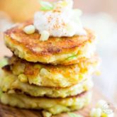 As easy to prepare (and to reheat) as they are delicious to eat, these cute little corn fritters sure are a different way to enjoy fresh corn this season!