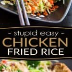 Chicken Fried Rice is an old time family favorite. Here's my quick and easy version; feel free to make it exactly as is, or adapt it to use what you have on hand!