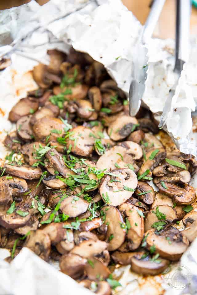 Mushroom Foil Pack by Sonia! The Healthy Foodie | Recipe on thehealthyfoodie.com