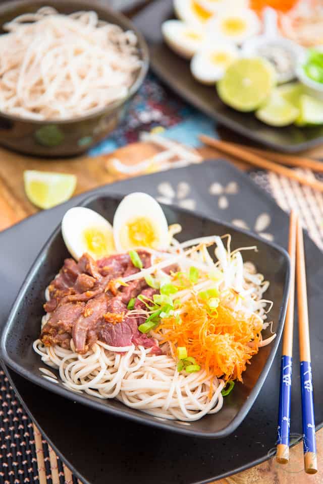 Yet Ca Mein Asian Noodle Soup by Sonia! The Healthy Foodie | Recipe on thehealthyfoodie.com