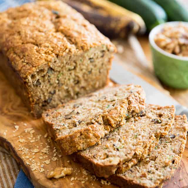 Zucchini Banana Bread • The Healthy Foodie