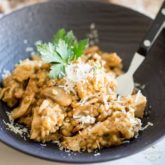 Creamy Chicken Mushroom Barley Risotto by Sonia The Healthy Foodie | Recipe on thehealthyfoodie.com