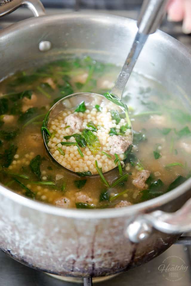 Italian Wedding Soup by Sonia! The Healthy Foodie | Recipe on thehealthyfoodie.com