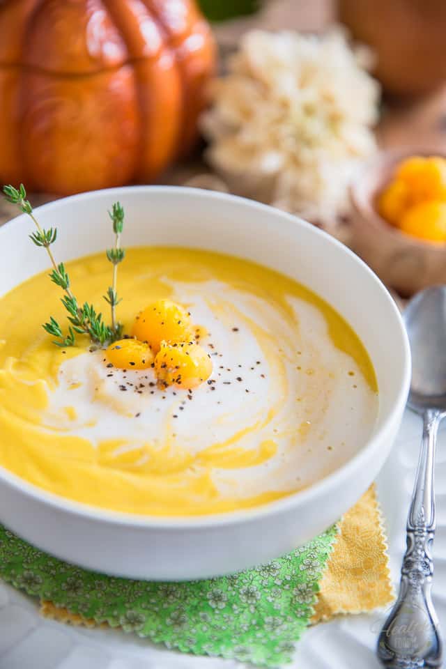 This is quite simply the easiest, most delicious Butternut Squash Soup ever! It'll undoubtedly become a Fall favorite for you and yours!