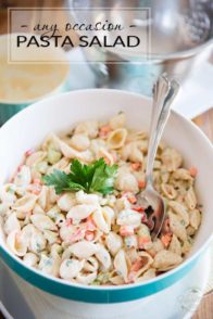 Any Occasion Pasta Salad by Sonia! The Healthy Foodie | Recipe on thehealthyfoodie.com