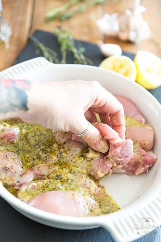 Mediterranean Chicken with Creamy Lemony Sauce by Sonia! The Healthy Foodie | Recipe on thehealthyfoodie.com