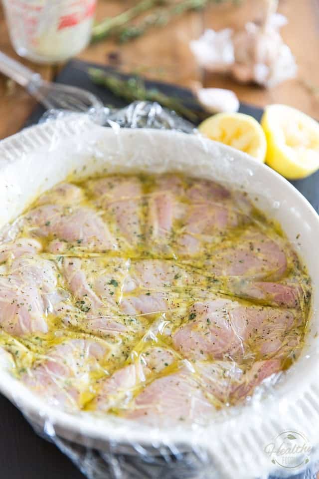 Mediterranean Chicken with Creamy Lemony Sauce by Sonia! The Healthy Foodie | Recipe on thehealthyfoodie.com