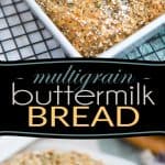 Quick, Easy, No Yeast required Multigrain Buttermilk Bread - So delicious and easy to make, you probably won't want to buy bread at the store anymore! 