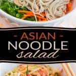 Bring a touch of exoticism to your table with this delicious and super easy to make Peanut Butter Sesame Asian Noodle Salad