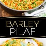 Change things up a bit and put this Barley Pilaf on your table today - I'm sure you'll agree that it's a delicious twist on a great classic!
