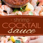 Cooking your own shrimp and making your own Shrimp Cocktail Sauce is such a breeze, and so much tastier, you'll never ever go for store-bought again.