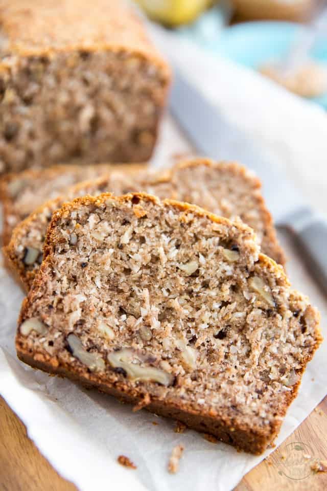 Sugar Free Coconut Banana Bread by Sonia! The Healthy Foodie | Recipe on thehealthyfoodie.com