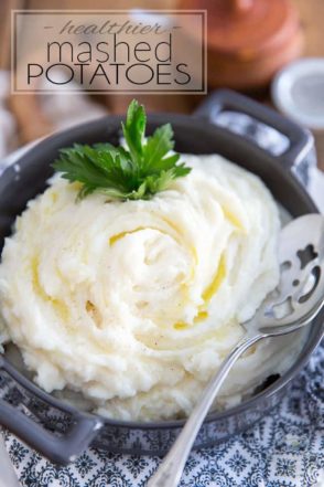 Healthier Mashed Potatoes by Sonia! The Healthy Foodie | Recipe on theheatlhyfoodie.com