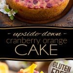 Simple and elegant, perfect for any occasion, this gluten-free Upside-Down Cranberry Orange Cake is a truly versatile dessert that tastes a little bit like Christmas but that's so light and refreshing, you could just as well serve it on a hot summer day!