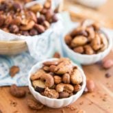A nutritious blend of nuts and coconut, deliciously flavored with Chai Spice and Maple Syrup, this Chai Maple Coco Nut Mix makes for a perfect little afternoon pick-me-upper or awesome munchies for your guests...
