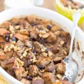 Once you've tried that Banana Bread Pudding, you'll never again wonder what to do with those overripe bananas sitting on the counter and that loaf of stale bread slowly drying away in the pantry... And did I mention it was entirely free of refined sugar?