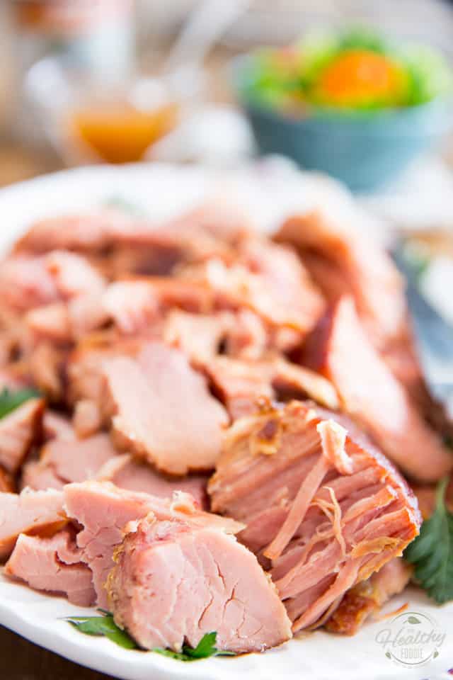 Cooked for hours in a succulent brew of pure maple syrup and all natural pale ale, this Slow Cooker Maple and Beer Smoked Ham will, without a doubt, come to be the most tender, tastiest and juiciest ham you'll have ever tasted! 