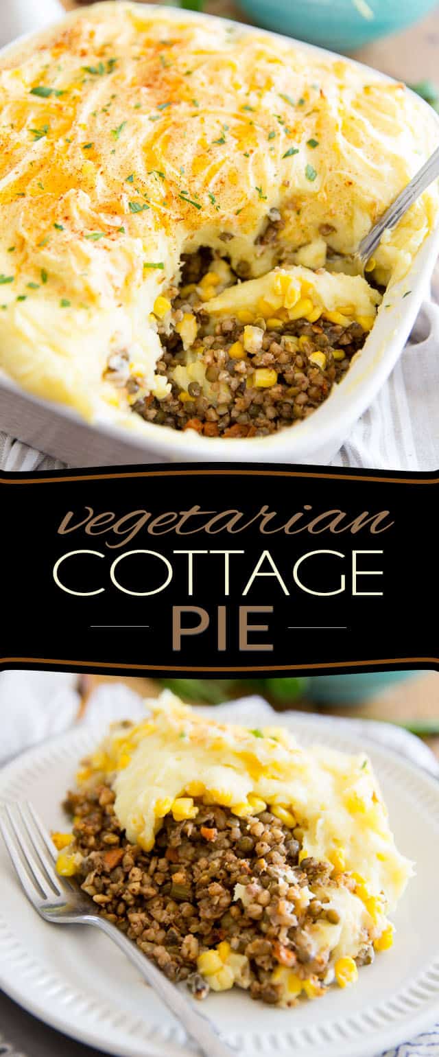 Vegetarian Cottage Pie • The Healthy Foodie