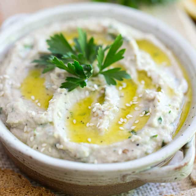 Baba Ghanouj Creamy Eggplant Dip • The Healthy Foodie