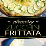 As delicious as it is easy to make, this Cheesy Zucchini Frittata is so moist, so fluffy, so crazy tasty, it's guaranteed to win you over, even if you're not a fan of omelets!