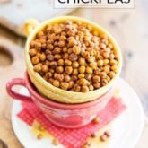 These Tex Mex Oven Roasted Chickpeas make for a uniquely delicious, healthy, easy to make and crazy addictive little snack! Perfect for any occasion, you'll want to have some on hand all the time!