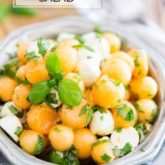 Ready in mere minutes, this super tasty Cantaloupe Bocconcini Salad is so refreshing, it's guaranteed to be a true favorite this summer!