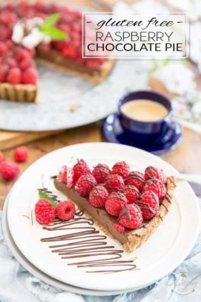Not only is it free of gluten or refined sugar, this Raspberry Chocolate Pie also happens to be made with a whole bunch of natural, good for you ingredients! The perfect refreshing guilt-free desert of the summer!