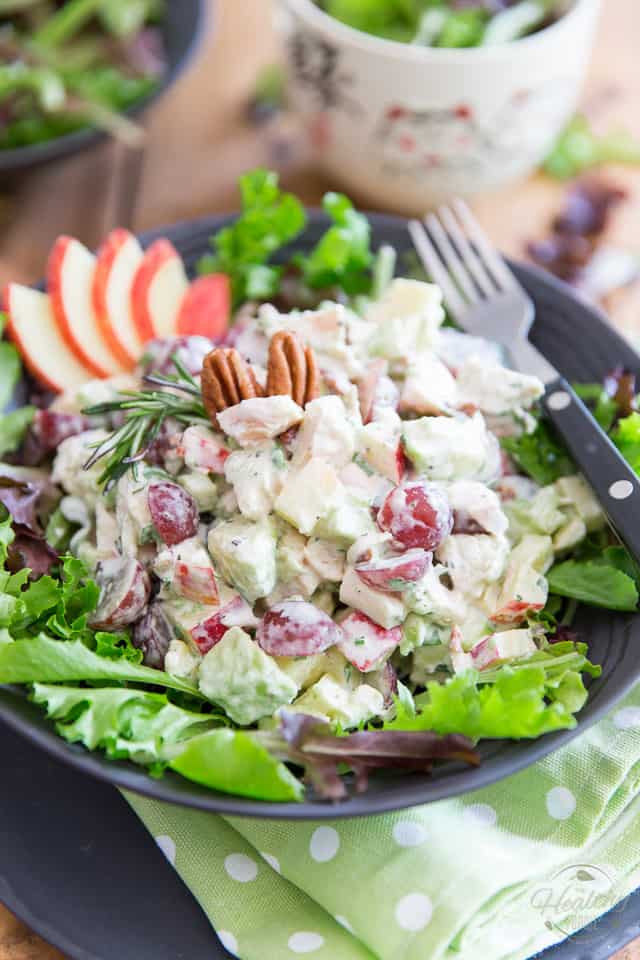 Chicken Waldorf Salad • The Healthy Foodie