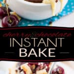 A cake that's healthy AND quick enough to make so you can enjoy it warm for breakfast? That's exactly what this Cherry Chocolate Instant Bake is all about! 