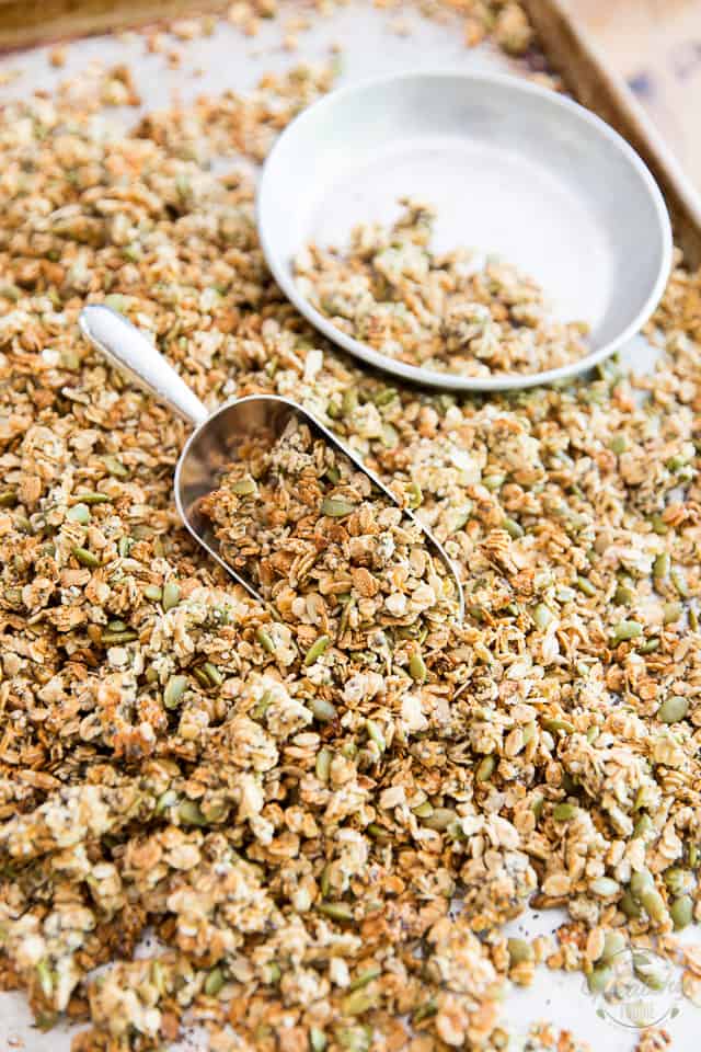 You won't believe how easy this Gluten Free Pumpkin Hemp Seed Granola is to make! Try it once, you'll never want to get the store-bought stuff ever again! 