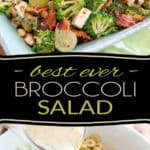You won't believe the amount of flavor that this Broccoli Grape Salad boasts under its hood! In fact, it tastes so good, you'll have a hard time believing that it also happens to be good for you! And broccoli might very well become your new favorite veggie.