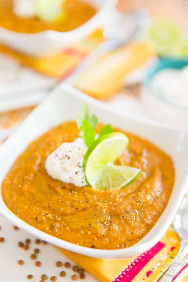 Made with nothing but wholesome ingredients, this Sweet Potato Lentil Soup is a deliciously hearty soup with a bit of an Indian flair... Guaranteed to warm you right up, inside and out! 