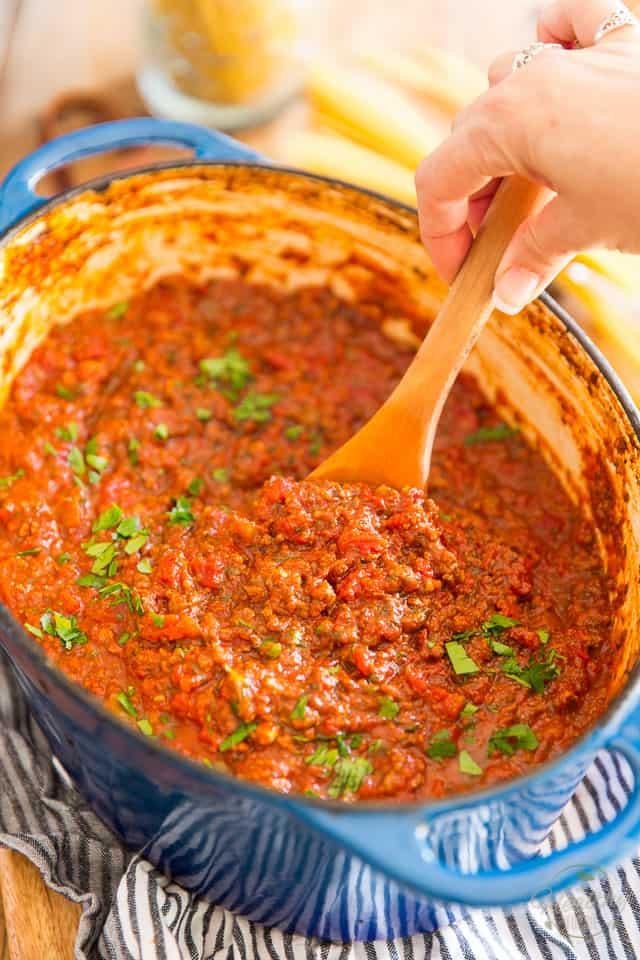 This is probably the easiest, and dare I say tastiest, spaghetti sauce you'll have ever made. And the best part is, no mess to clean up! Try it, you'll love it!  