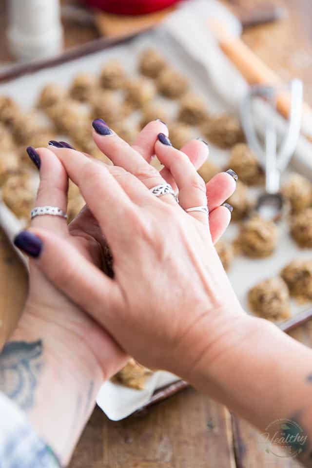 Bliss Balls in the making - Process shot