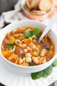 Vegan Minestrone Soup • The Healthy Foodie