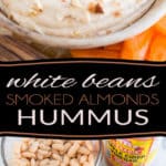 Fan of hummus? This White Beans Smoked Almonds Hummus is a stellar and delectable change from your traditional beloved chickpea dip. It'll have you fall in love at first bite!