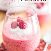 Whether you choose to enjoy it for breakfast or dessert, this Raspberry Chia Seed Pudding will no doubt become a favorite. Super quick and easy to make, it requires only a handful of ingredients; just whizz everything together and simply let it sit while you're at work, or sleeping!
