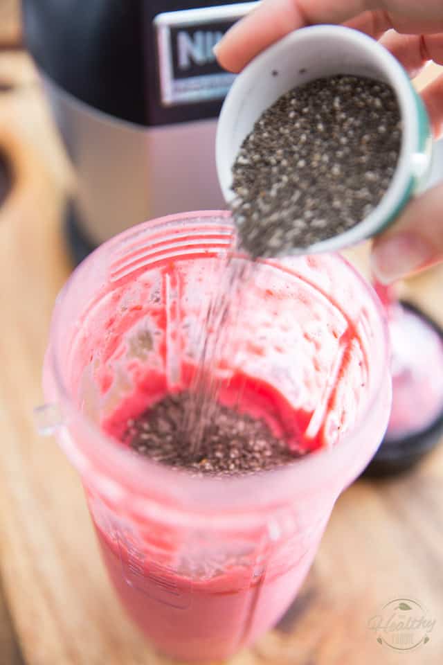 Raspberry Chia Seed Pudding by Sonia! The Healthy Foodie | Recipe on thehealthyfoodie.com