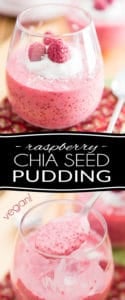 Whether you choose to enjoy it for breakfast or dessert, this Raspberry Chia Seed Pudding will no doubt become a favorite. Super quick and easy to make, it requires only a handful of ingredients; just whizz everything together and simply let it sit while you're at work, or sleeping!