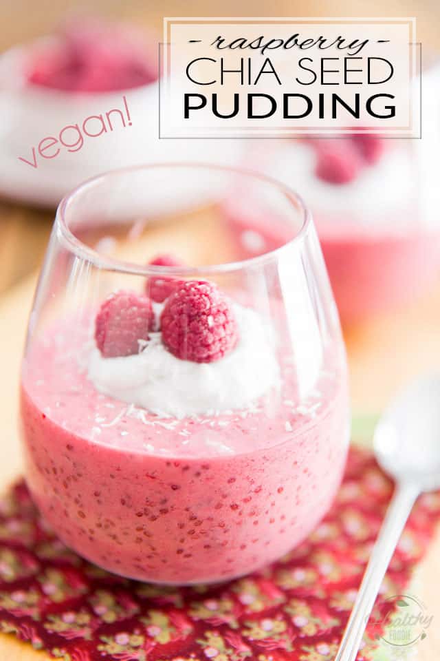 Whether you choose to enjoy it for breakfast or dessert, this Raspberry Chia Seed Pudding will no doubt become a favorite. Super quick and easy to make, it requires only a handful of ingredients; just whizz everything together and simply let it sit while you're at work, or sleeping!