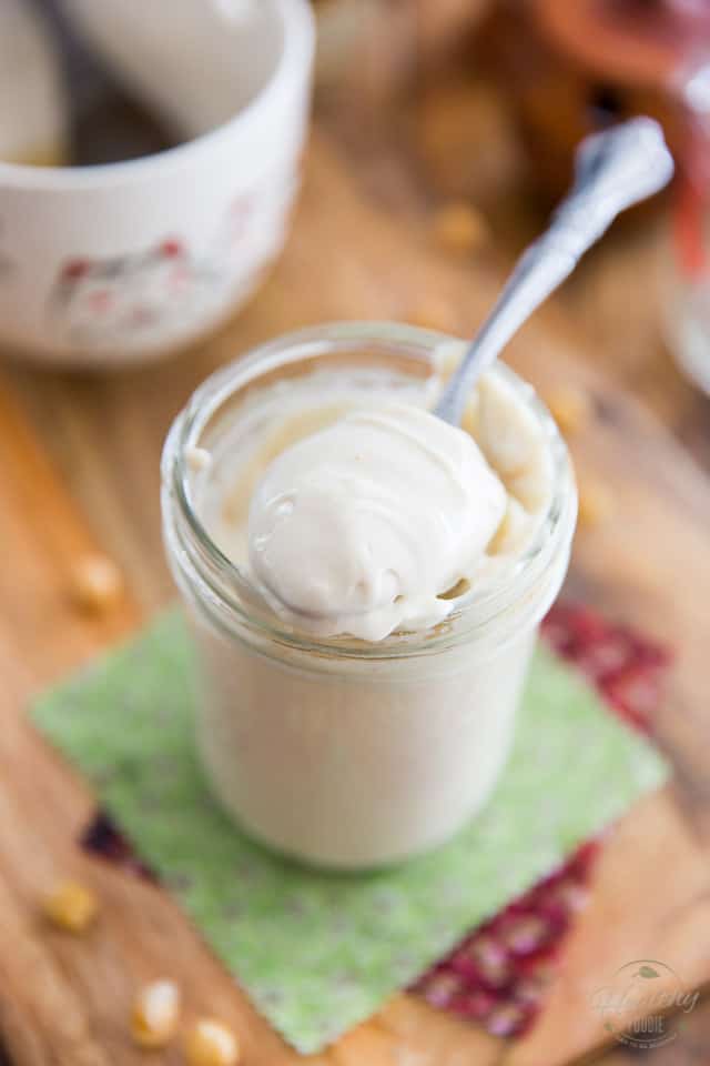 Stop spending crazy amounts of money on Vegenaise and other overly expensive store-bought Vegan Mayonnaise; make your own at home in mere seconds with only 4 simple ingredients; This technique is so quick and easy and produces such a rich, thick and creamy mayonnaise, you'll adopt it as soon as you try it! 