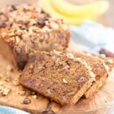 Vegan Banana Bread by Sonia! The Healthy Foodie | Recipe on thehealthyfoodie.com