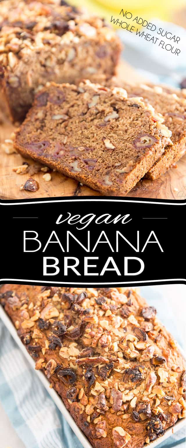 Vegan Banana Bread Whole Wheat And No Added Sugar • The Healthy Foodie