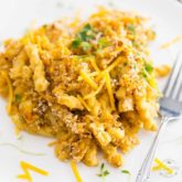 You won't believe how creamy, rich and actually cheesy this Vegan Mac and Cheese is! So tasty, even the kids will fall for it! No need to let them know it also happens to be healthy...