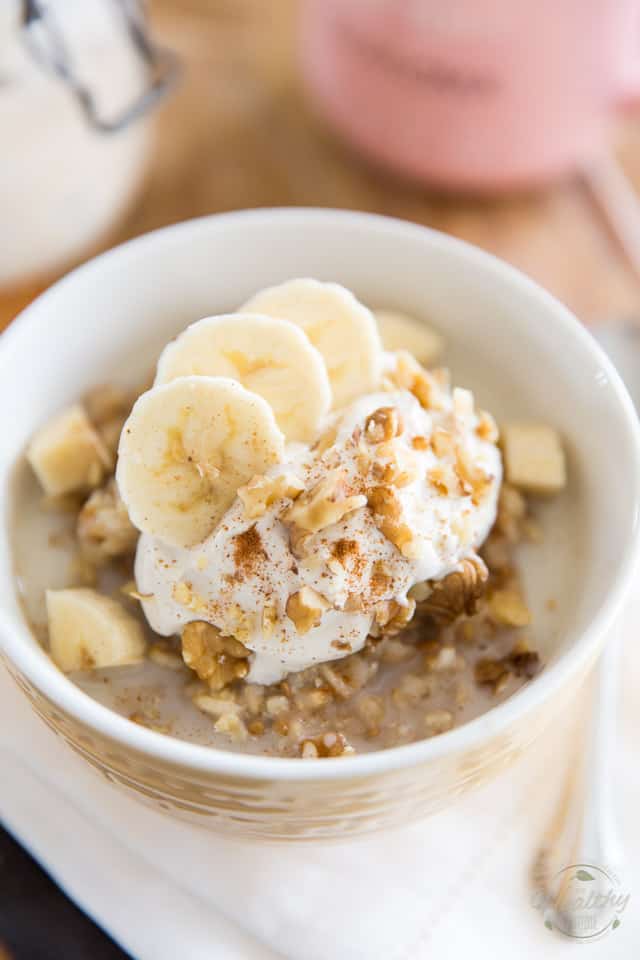 Banana Bread Oatmeal by Sonia! The Healthy Foodie | Recipe on thehealthyfoodie.com