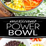 This Mexicano Power Bowl is a total fiesta of flavors, textures and even temperatures... it's warm, it's cold, It's creamy, crunchy, crisp, tangy, sour, spicy and smoky, and all at once! It'll flat out have you Olé, Olé!