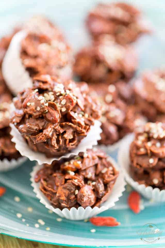 Those Trail Mix Chocolate Clusters are perfect for those occasions when you crave a little something sweet but still want to keep things on the healthy side... 