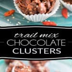 Those Trail Mix Chocolate Clusters are perfect for those occasions when you crave a little something sweet but still want to keep things on the healthy side...
